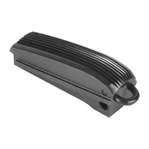 Le GI Arched Mainspring Housing d'EGW offre une excellente traction avec ses stries, remplaçant parfaitement les housses en plastique, avec boucle de lanière incluse.