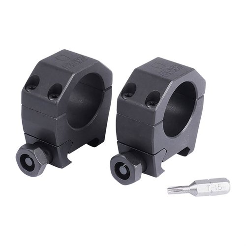 Les anneaux Keystone Series d'EGW sont robustes, fabriqués en aluminium aéronautique, et s'installent facilement sur les rails picatinny ou weaver.