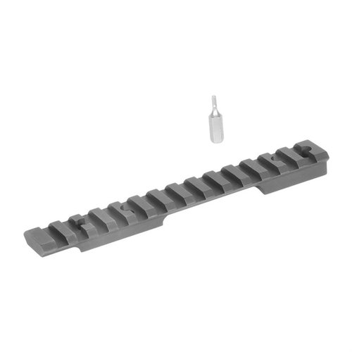 Ce montage Picatinny EGW est ambidextre, durable et flexible pour tes accessoires, idéal pour les chasseurs et tireurs tactiques, fabriqué aux USA.