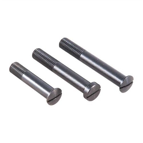 Ces vis de garde-main à tête fendue en acier traité offrent une résistance maximale et s'adaptent parfaitement au Winchester 70. Set de 3 pour un entretien facile.