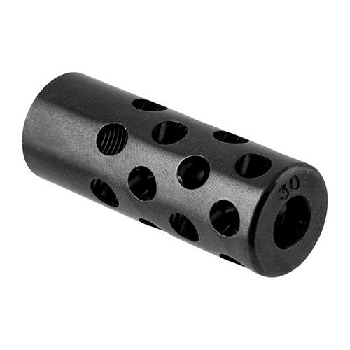 Le QUIET MUZZLE BRAKE 30 CALIBER réduit le bruit et le recul, tout en maintenant la précision et la vitesse, pour des tirs rapides et confortables.