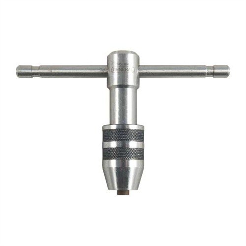 Le T-HANDLE TAP WRENCH No. 164 est idéal pour les perçages de 1/16
