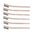 GUNSMITH brosse droite renforcée en fil inox, lot de 6