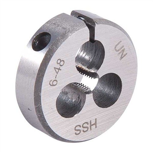 Les WIRE GAUGE CARBON DIES de Brownells offrent une précision et une durabilité exceptionnelles pour le filetage, fabriqués en acier au carbone de haute qualité.