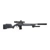 Améliore ton Ruger American avec la crosse Hunter, ajustable en longueur et hauteur de joue, compatible M-LOK et incluant un magasin STANAG. Prêt à l'emploi!
