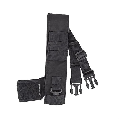 Configure ton Micro Fight avec le FAT STRAP, simple et efficace, équipé de points de montage élastiques et d'une patch Velcro pour personnaliser ton équipement.