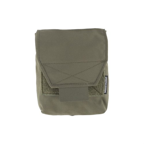 Le JSTA Pouch est compact, avec deux compartiments pour magazines et accessoires, s'installe facilement sur ceintures ou via MOLLE, et se plie à plat.