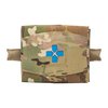 Le Micro Trauma Kit NOW! - PLUS+ est 30% plus grand, idéal pour transporter un bandage de pression complet et un scellé thoracique, avec accès rapide à ton matériel médical.