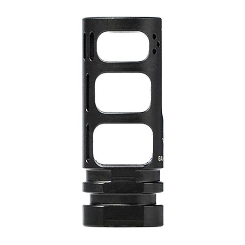 Le VG6 GAMMA 762 est un frein de bouche hybride qui réduit presque totalement le recul et le mouvement du canon, parfait pour des tirs rapides et précis.