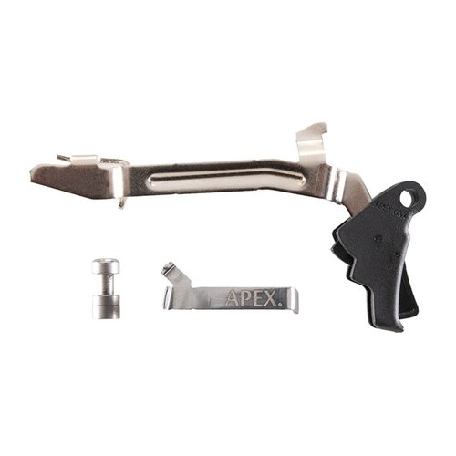 Améliore ton Glock® Gen 3/4 avec le kit APEX : trigger plus doux, réduction du poids et du voyage, et un break net pour une meilleure précision.
