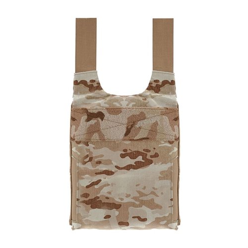 Le LV/119 Rear Covert Plate Bag de Spiritus Systems offre un profil bas, un système de cummerbund ajustable et un panneau Velcro pour personnaliser ton équipement.