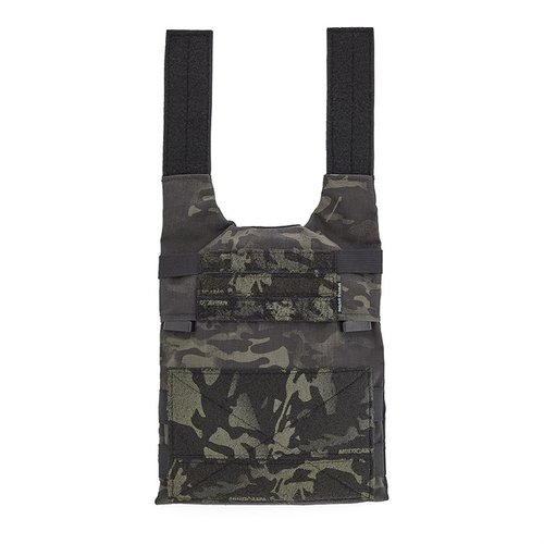 Le LV-119 O V E R T Front Plate Bag offre une intégration MOLLE, un support PTT, et un ajustement pour les plaques SAPI, parfait pour les opérations à haut profil.