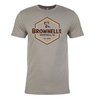 Reste cool et confortable avec le nouveau T-shirt Brownells en gris pierre, disponible en plusieurs tailles et couleurs. Affiche ta fierté Brownells avec style!