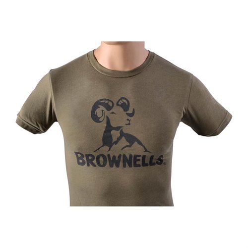 Reste cool et à l'aise avec le T-Shirt Brownells ! Disponible en tailles XS à 3XL et plusieurs couleurs, il affiche fièrement le logo Brownells.