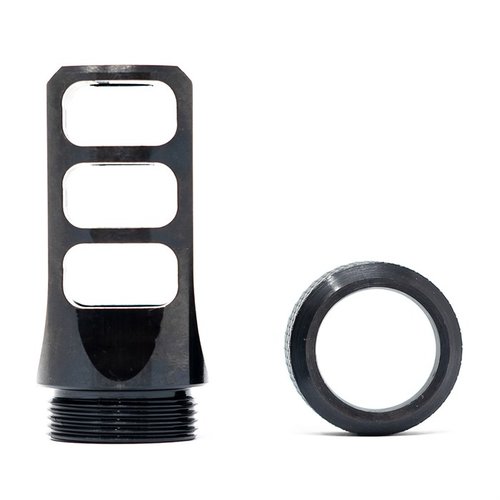 Le frein de bouche MUZZLOK 8.6 BLACKOUT te permet d'installer et de retirer facilement ton dispositif sans crush washer, tout en ajustant le timing rapidement.