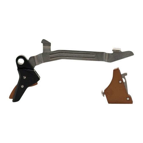 Améliore ton Glock Gen 3/4 avec le Timney Alpha Trigger : tir léger à 3 lbs, fiabilité maintenue, installation facile et performance accrue.