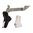 ALPHA TRIGGER pour GLOCK GEN 3/4 G17/19/34 3 LBS argent