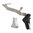 ALPHA TRIGGER pour GLOCK GEN 5 G17/19/34 détente 3 lbs argent