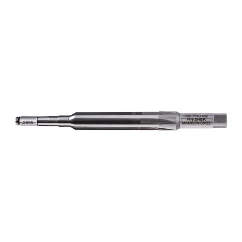 Le LIVE PILOT FINISH CHAMBER REAMER de MANSON PRECISION assure un usinage précis sans endommager le rayage, pour une précision maximale et une durabilité optimale.