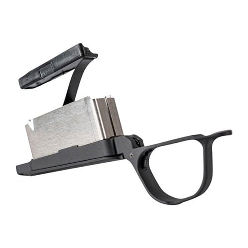 Optimise ton arme avec le SHORT ACTION BOTTOM METAL ASSEMBLY de Christensen Arms, en aluminium 6061, avec un magasin interne et un platine à charnière.