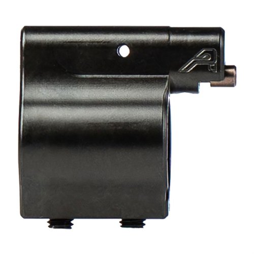Le bloc de gaz ajustable AR-15 de AERO PRECISION est compact, facile à installer et te permet de régler le flux de gaz pour un tir optimal.