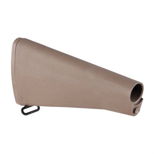 Le crosse A2 de Brownells est remplie de mousse, avec assemblage de porte, de plaque de couche et d'attache. Idéal pour un look classique et une grande durabilité.