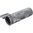 Housse de silencieux avec U-RAC 6×2 pouces en fibre de carbone, fixations noires