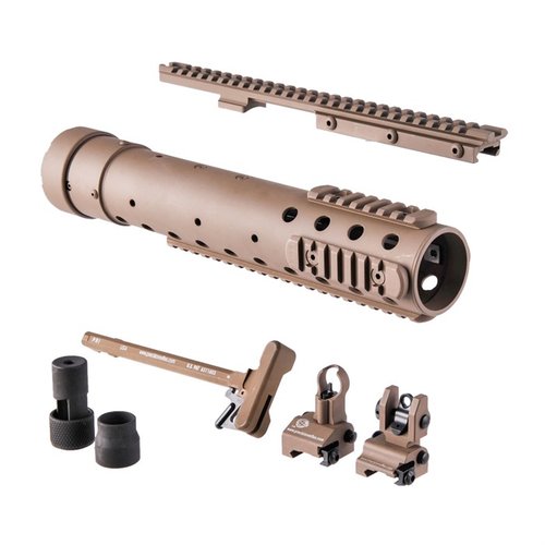 Le kit MK 12 MOD H GEN III te permet de construire ton propre fusil avec des composants de qualité, y compris un forearm PRI Gen III et des viseurs flip-up.
