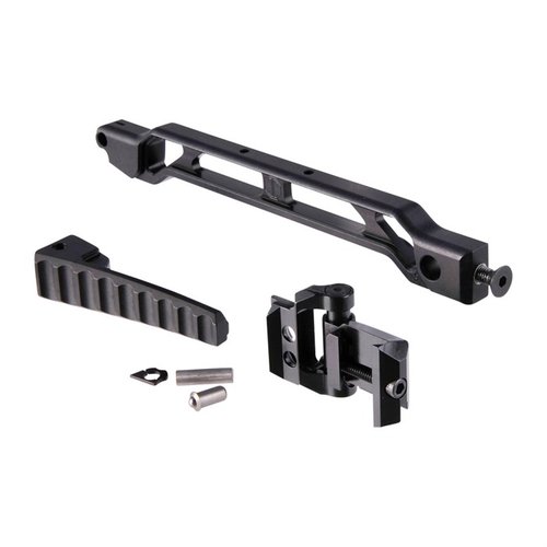 Découvre le AB-9R avec buttplate pliable et mécanisme JMac 1913 : léger, rigide, design modulaire, et intégration de socket QD pour sling.