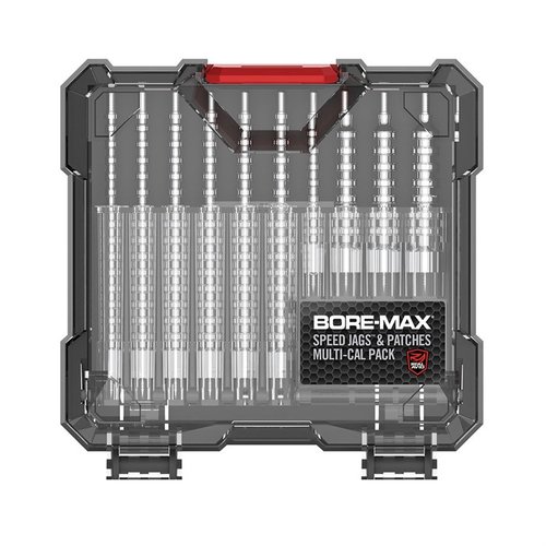 Le pack Bore-Max Speed Jags et Patches te permet de nettoyer rapidement avec 10 calibres populaires, offrant un contact 4X supérieur pour un meilleur entretien.