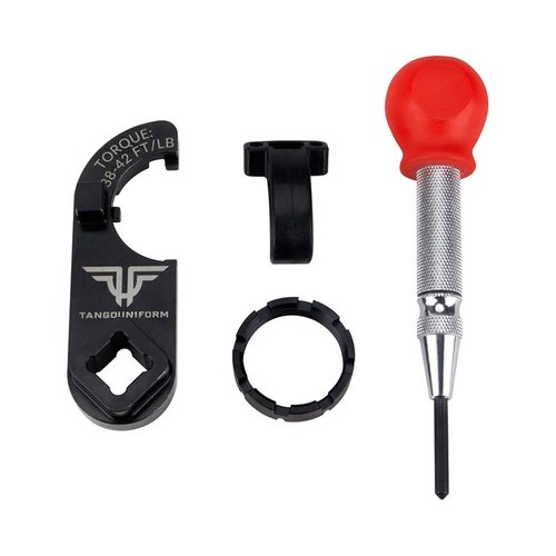 Avec le kit Echo Zulu, tu peux fixer les castle nuts de ton AR rapidement et avec précision grâce à des outils de qualité, dont un EZ castle nut et un guide de staking.