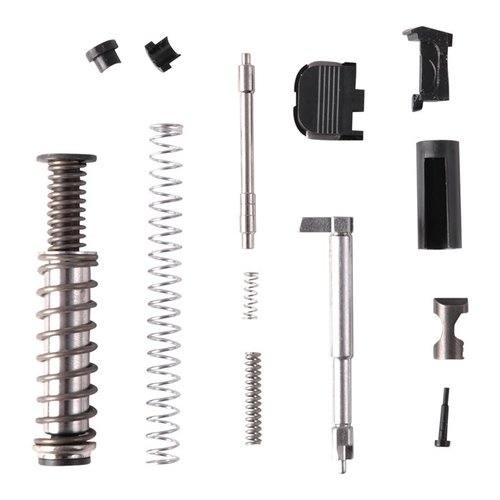 Le kit de pièces SLIDE pour Glock 43® inclut un firing pin en billet, tous les éléments pour un slide performant et une installation facile avec l'outil inclus.