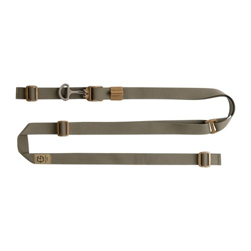 La sangle ESD est ultra légère, personnalisable, avec un ajustement rapide et un design qui facilite le rangement, idéale pour tous tes systèmes d'armes.