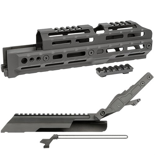 Le garde-main AK Alpha Series M-LOK offre flexibilité, légèreté et robustesse, sans modifications permanentes, tout en étant compatible avec de nombreux accessoires.