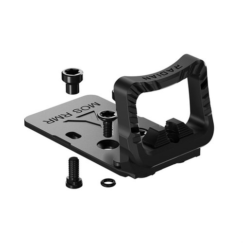 Le Radian GUARDIAN Optic Mounting System protège ton viseur red dot avec sa conception en aluminium 7075, offrant une protection contre les impacts et une étanchéité optimale.