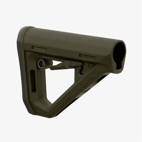 Le DT Carbine Stock de MAGPUL offre une ajustabilité facile, une durabilité accrue et un design ergonomique pour un confort optimal lors de l'utilisation.