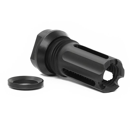 Le BFO Cage Hider de Breek Arms offre une réduction de flash et un confort de tir grâce à son design cagé, idéal pour les canons de 10,5