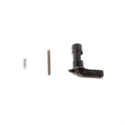 Le sélecteur de sécurité Posi-Snap de Geissele, en acier inoxydable 400, offre une sensation tactile unique et un verrouillage sûr lors de son activation.