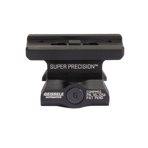 Le montage Super Precision® CompM5s est conçu pour l'Aimpoint CompM5s, en aluminium 7075-T6, offrant une rigidité maximale et un retour au zéro supérieur.