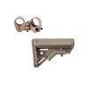 Crosse AR-15 SOPMOD BRAVO avec adaptateur pliant FDE
