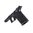 CCS DUSK Cadre texturé Compact, finition noire
