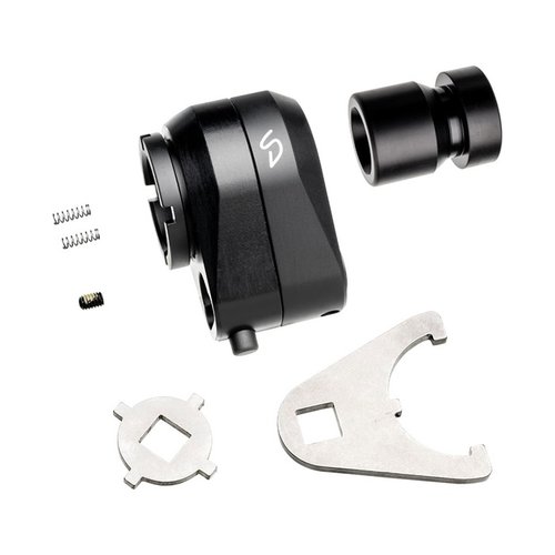 L'adaptateur RAB-AD te permet de réduire la longueur de ton arme pour un transport facile, avec un montage/démontage rapide en quelques secondes.