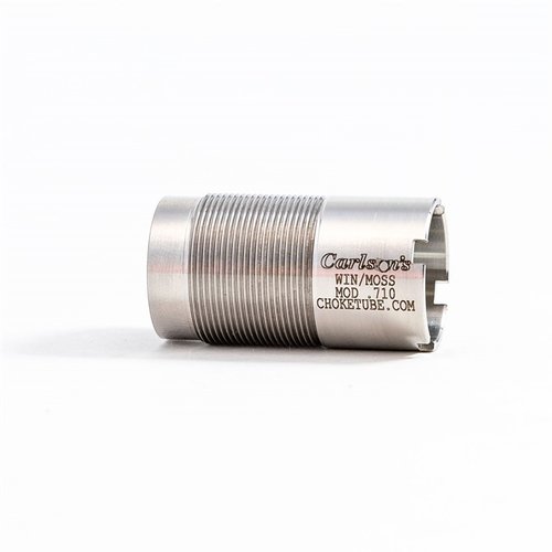 Les chokes en acier inoxydable 17-4 de Carlson's pour Winchester offrent durabilité et performance, compatibles avec plusieurs marques et garantis à vie.