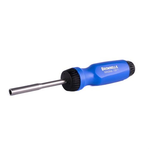 Le tournevis ratchet Magna-Tip® offre un contrôle précis, accepte tous les bits Magna-Tip®, et son manche ergonomique assure une prise confortable.