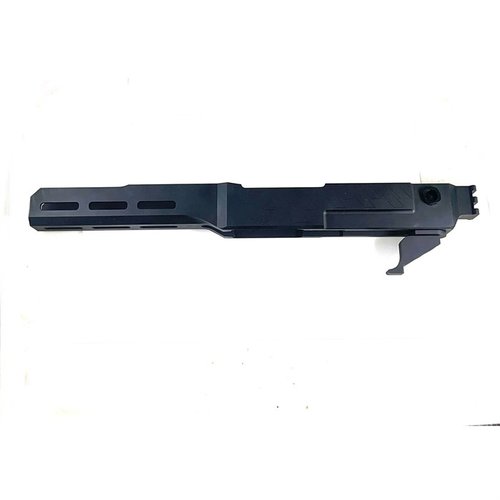Le HALL CHASSIS pour Ruger® 10/22 en aluminium de qualité aéronautique offre une prise en main optimale avec ses slots M-LOK et est prêt pour un stock pliant.
