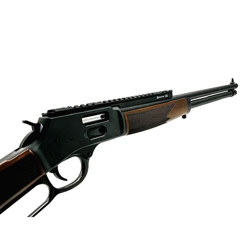 Améliore ton Henry .357 avec le XS Lever Rail, permettant un montage d'optique en plusieurs positions sur les carabines à canon rond.