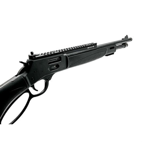 Améliore ton Henry .357 avec le XS Lever Rail, un rail léger en aluminium anodisé pour monter un optique en plusieurs positions.