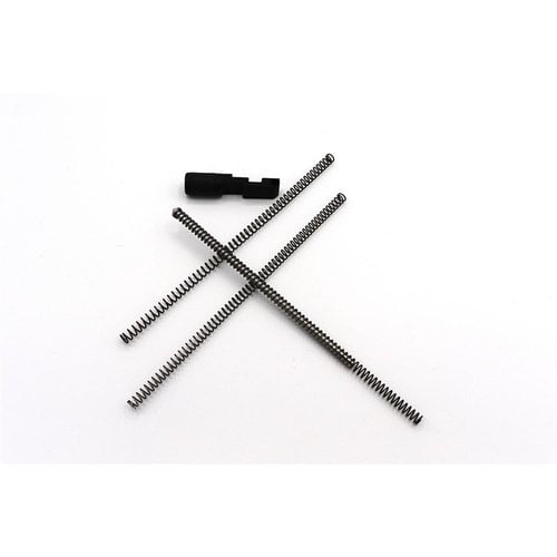 Améliore ton 10/22 avec une poignée de bolt confortable, un guide rod super slick et des ressorts interchangeables pour un réglage optimal du recul.