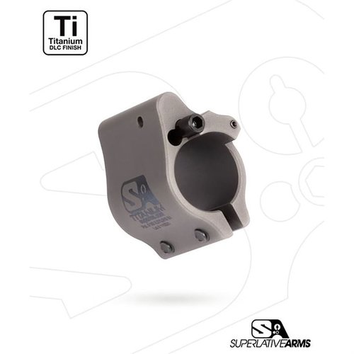 Le gas block réglable Superlative Arms améliore la propreté et réduit le recul grâce à son système "Bleed Off" et à son réglage externe sans contamination.