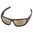 RADIUS EYEWEAR monture ODG, verres bronze polarisés avec miroir doré